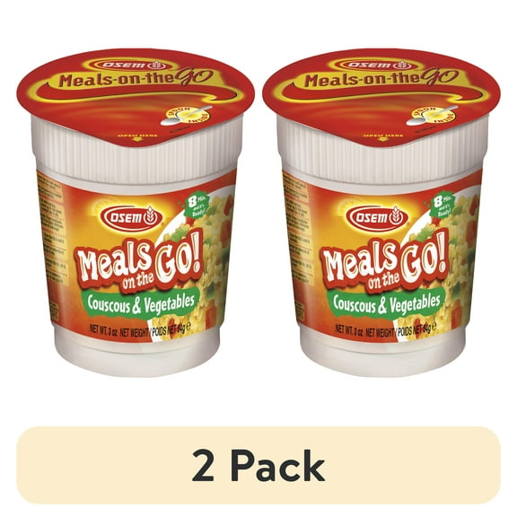 (2 pack) Osem Couscous & Vegetables Meals on the go