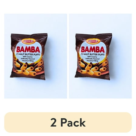 (2 pack) Osem Bamba Hazelnut Snack Cream, 2.1 oz