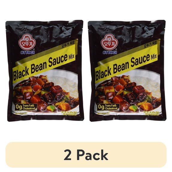 (2 pack) Ottogi Black Bean Sauce Powder, Jjajang Powder, 2.2 Pound