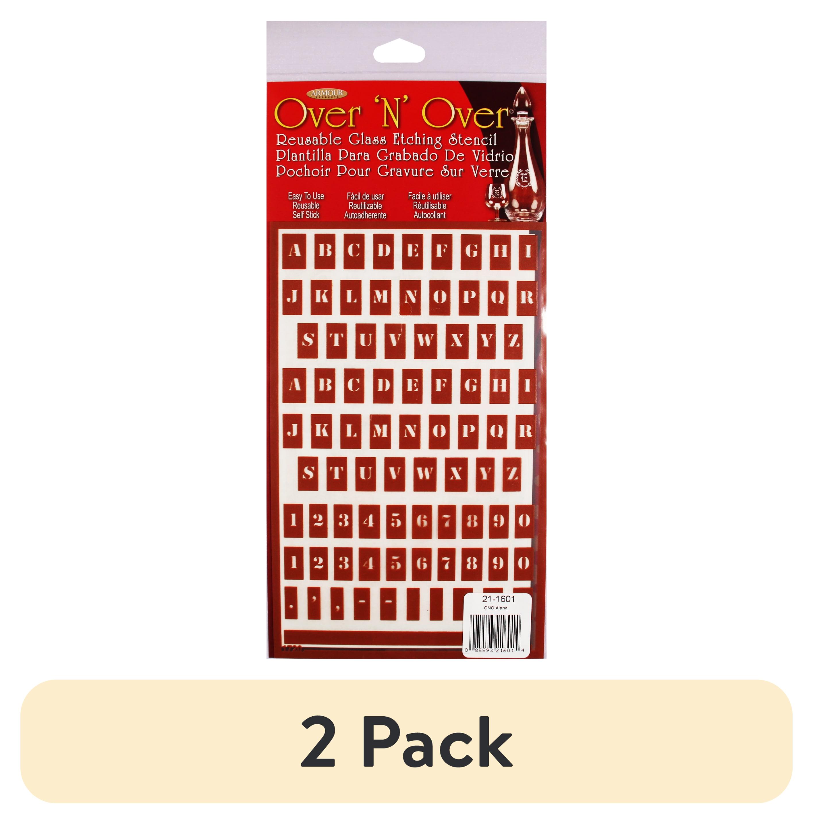 (2 pack) Over 'N' Over Reusable Stencils 5