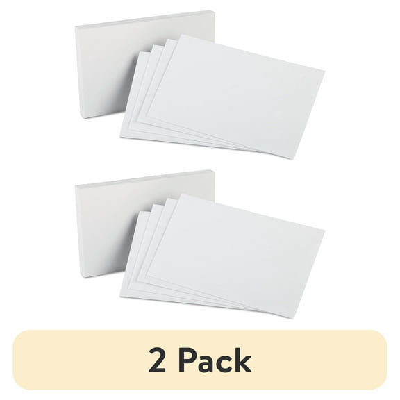 Oxford Blank Index Cards White 100 / Pack (Quantity)