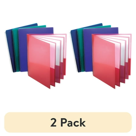 Oxford Poly 8-Pocket Organizer, Letter-Size, Assorted Colors