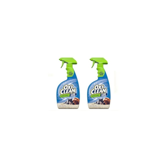 (2 pack) OxiClean Carpet and Rug Pet Stain and Odor Remover Spray, 24 fl oz