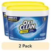 (2 pack) OxiClean Versatile Stain Remover Powder for Around the Home and Laundry, 3 lb