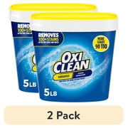 2 pack OxiClean Versatile Stain Remover Powder for Around the Home and Laundry , 5 lb