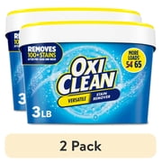 2 pack OxiClean Versatile Stain Remover Powder for Around the Home and Laundry, 3 lb