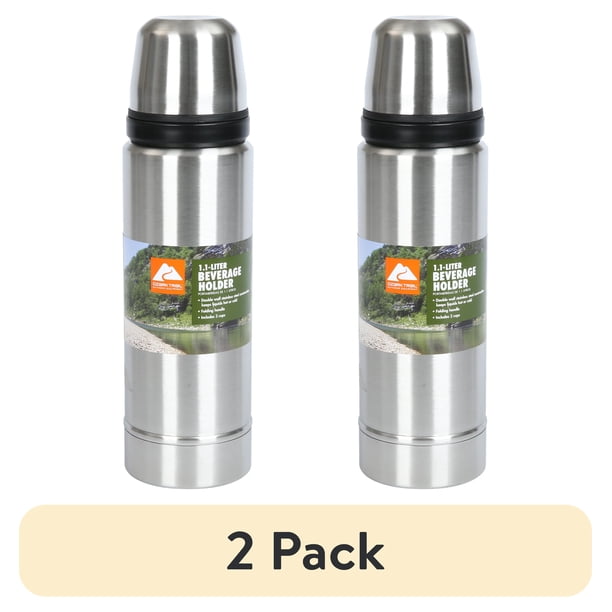 2 pack) Ozark Trail 1.1 Liter Thermos