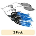 thumbnail interactive-video image 1 of (2 pack) Ozark Trail Spinnerbait Fishing Lure 1/2 oz. – Black and Blue, 1 of 6
