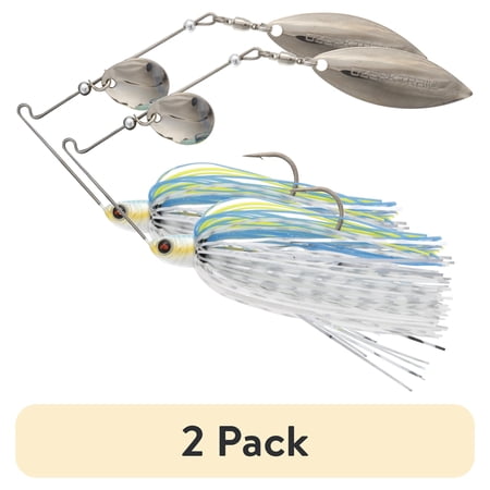 (2 pack) Ozark Trail Spinnerbait Fishing Lure 1/2 oz. – Sexy Shad