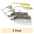 thumbnail image 1 of (2 pack) Ozark Trail Spinnerbait Fishing Lure 1/2 oz. – Threadfin Shad, 1 of 6