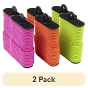 (2 pack) Ozark Trail Multifilament Polypropylene Diamond Braided Utility Line, 1/8 in x 45 ft, Floating Marine and General Purpose Rope