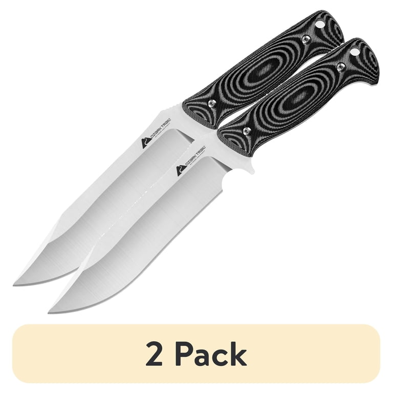 Ozark Trail 11 Inch Fixed Blade Knife Full Tang G10 Micarta Handle