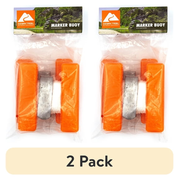 (2 pack) Ozark Trail 2-Pack Marker Buoy - Orange