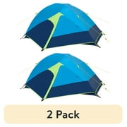 2 pack Ozark Trail 2-Person Backpacking Tent, Made with Recycled Polyester Fabric, Blue