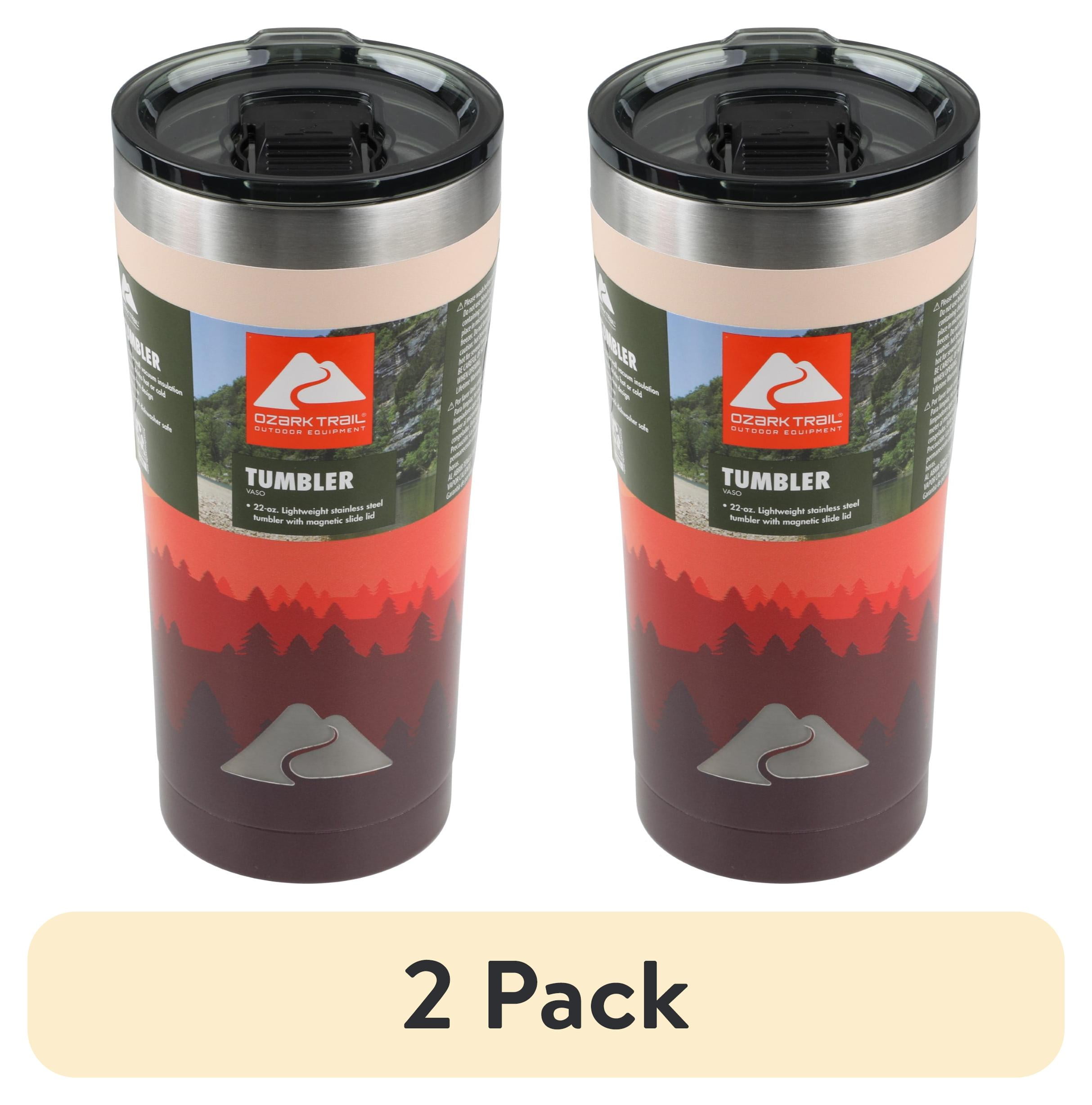 Ozark Trail 22 oz Vacuum Insulated Stainless Steel Tumbler Silver
