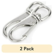 (2 pack) Ozark Trail 3.75-inch Swivel Eye Snap, Stainless Steel, Model BT6107