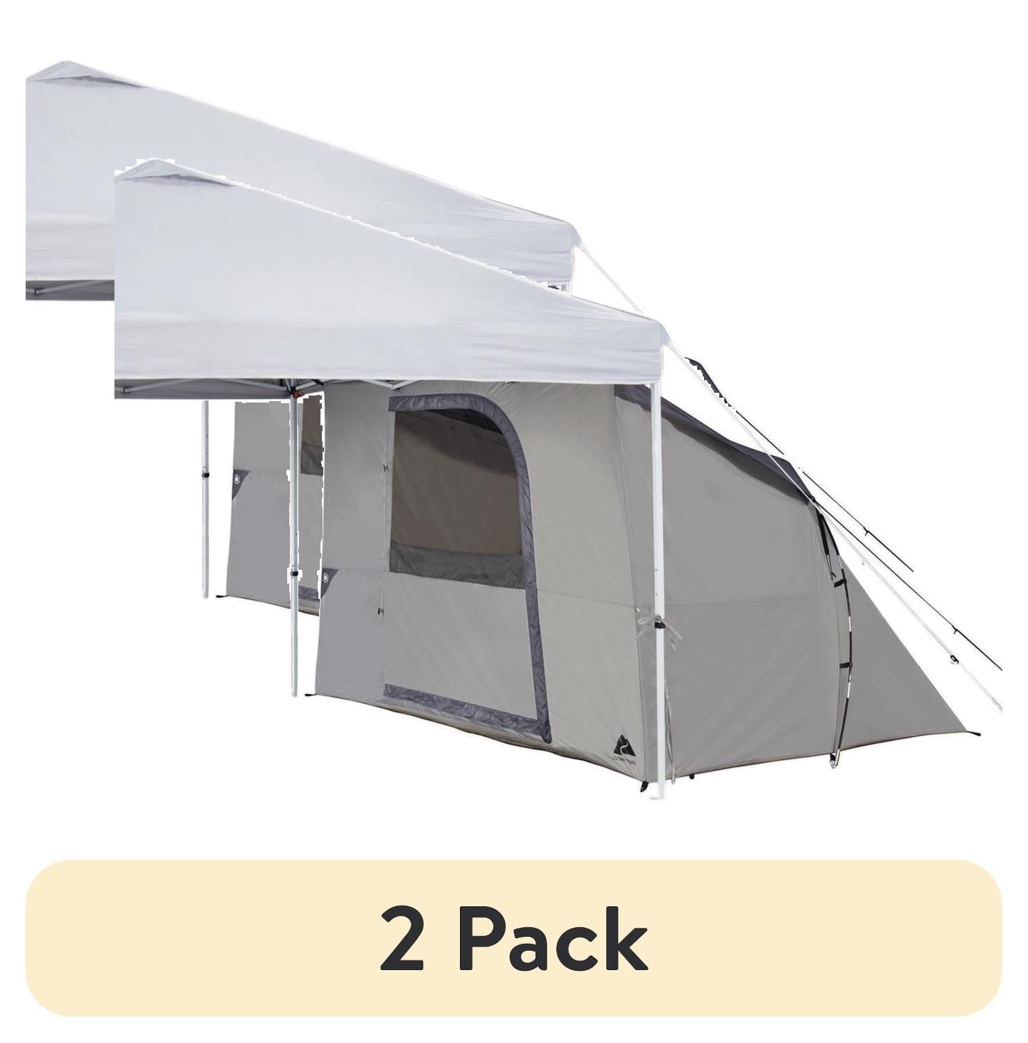 2 pack) Ozark Trail 4-Person Connect Tent Universal Canopy Tent