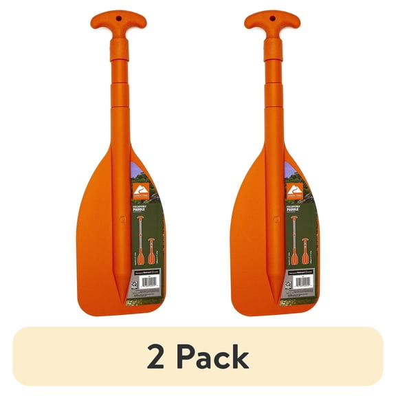 (2 pack) Ozark Trail 41 in Collapsible Boat Paddle with Aluminum Shaft, Telescoping Emergency Paddle for Kayak and Canoe