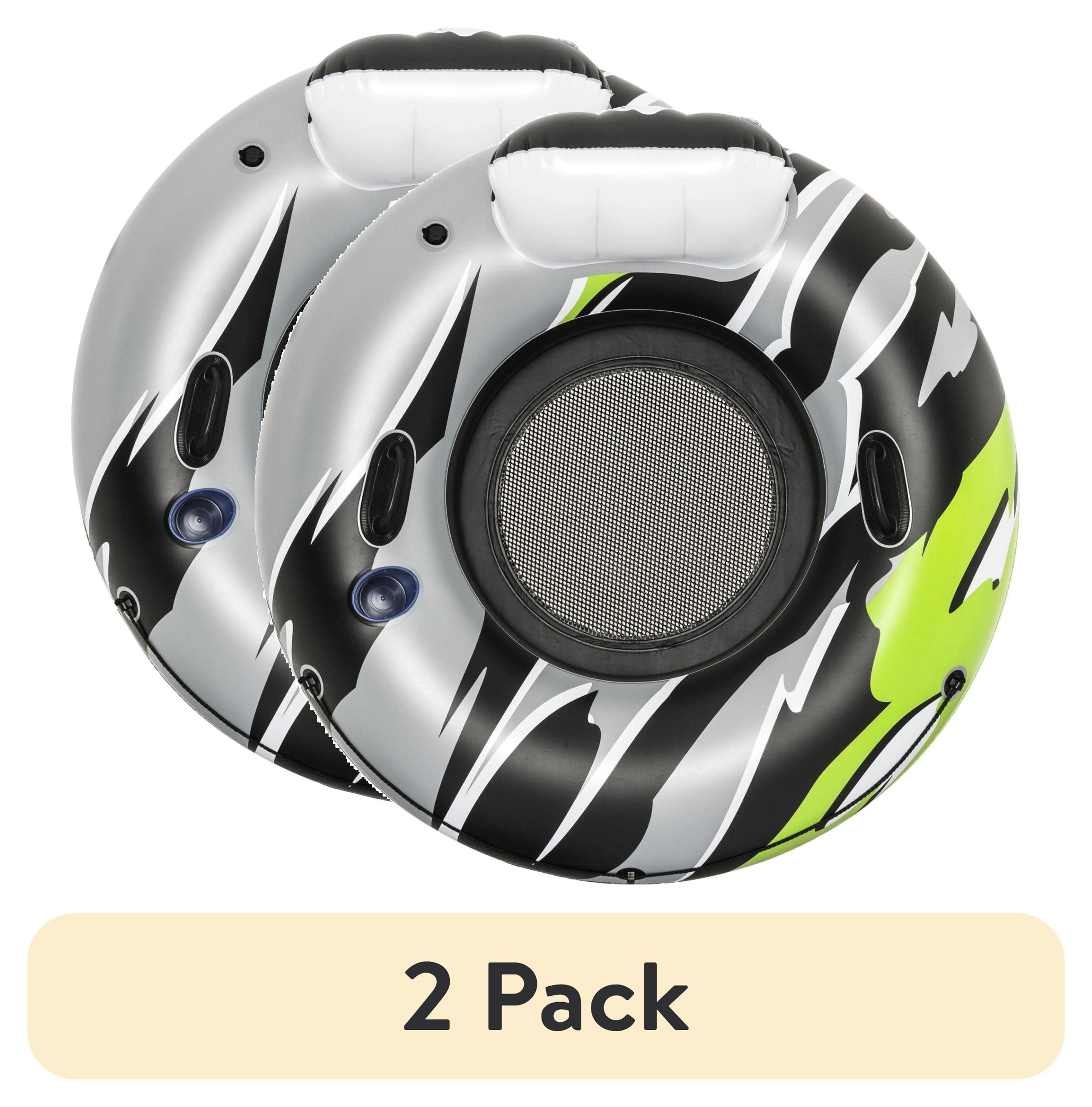 (2 pack) Ozark Trail 43504E Adult Unisex Rapid Rider Single Inflatable River Tube, Multicolor