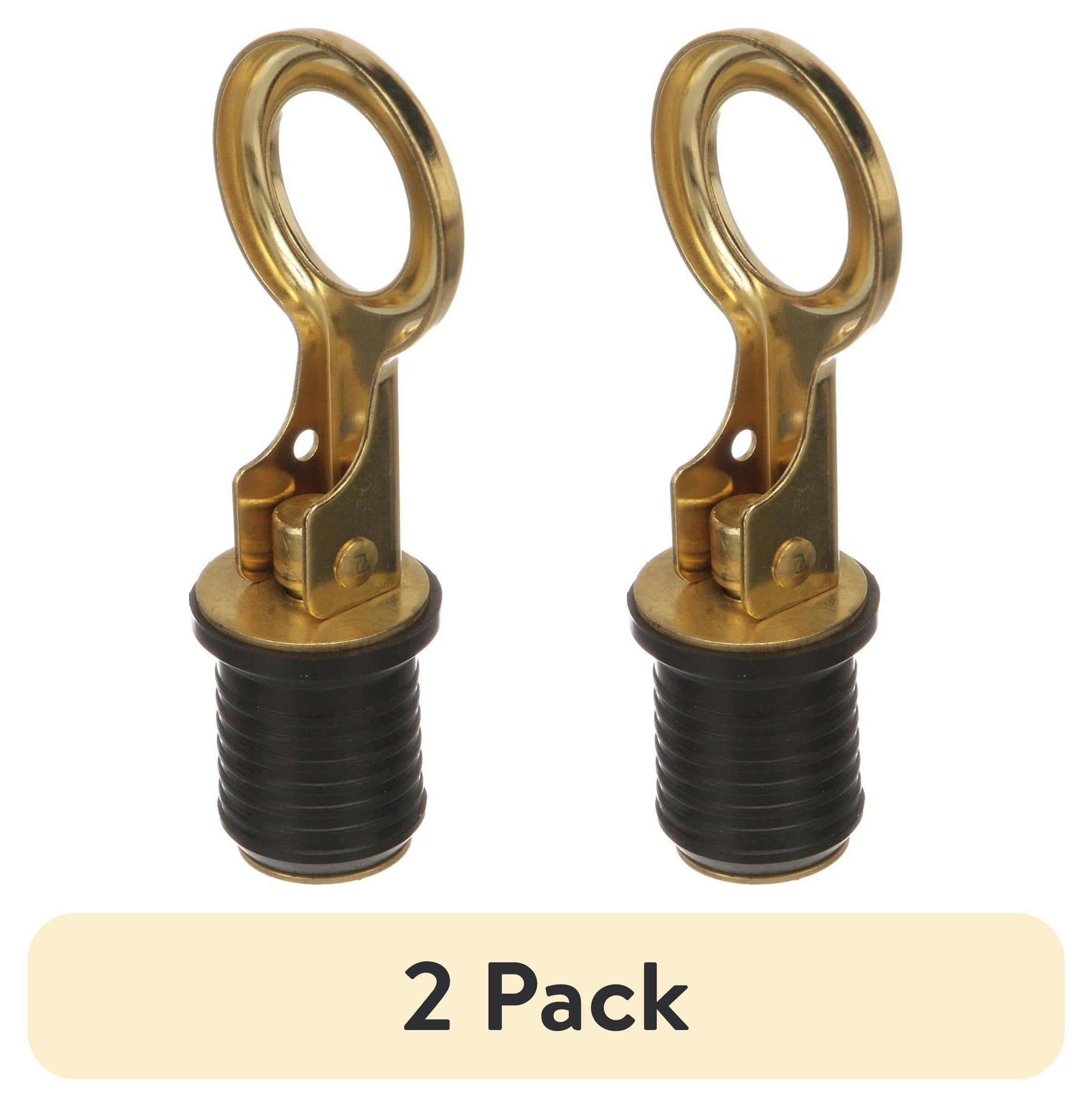 Ozark Trail 7524PDOT2 Marine Brass Snap Handle Drain Plug