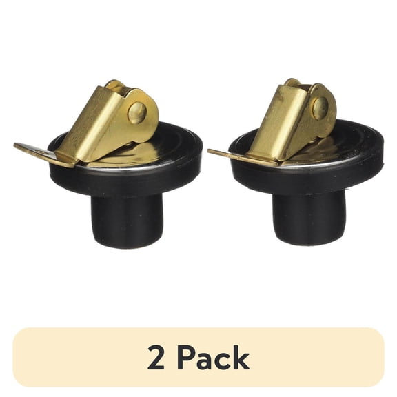 (2 pack) Ozark Trail 7533PDOT2 Marine Snap Livewell/Bailer Plug, Fits 1/2 in Inside Diameter Thru-Hull
