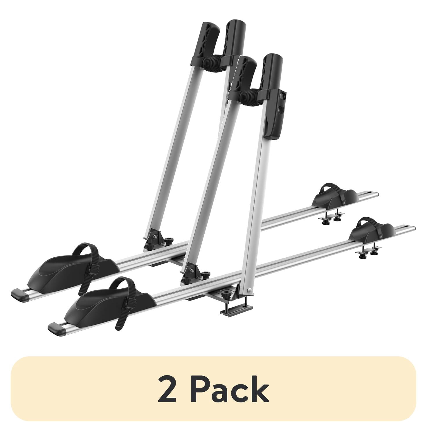 (2 pack) Ozark Trail Aluminum Alloy Roof Bike Carrier Max Load 33LB, With Lock System