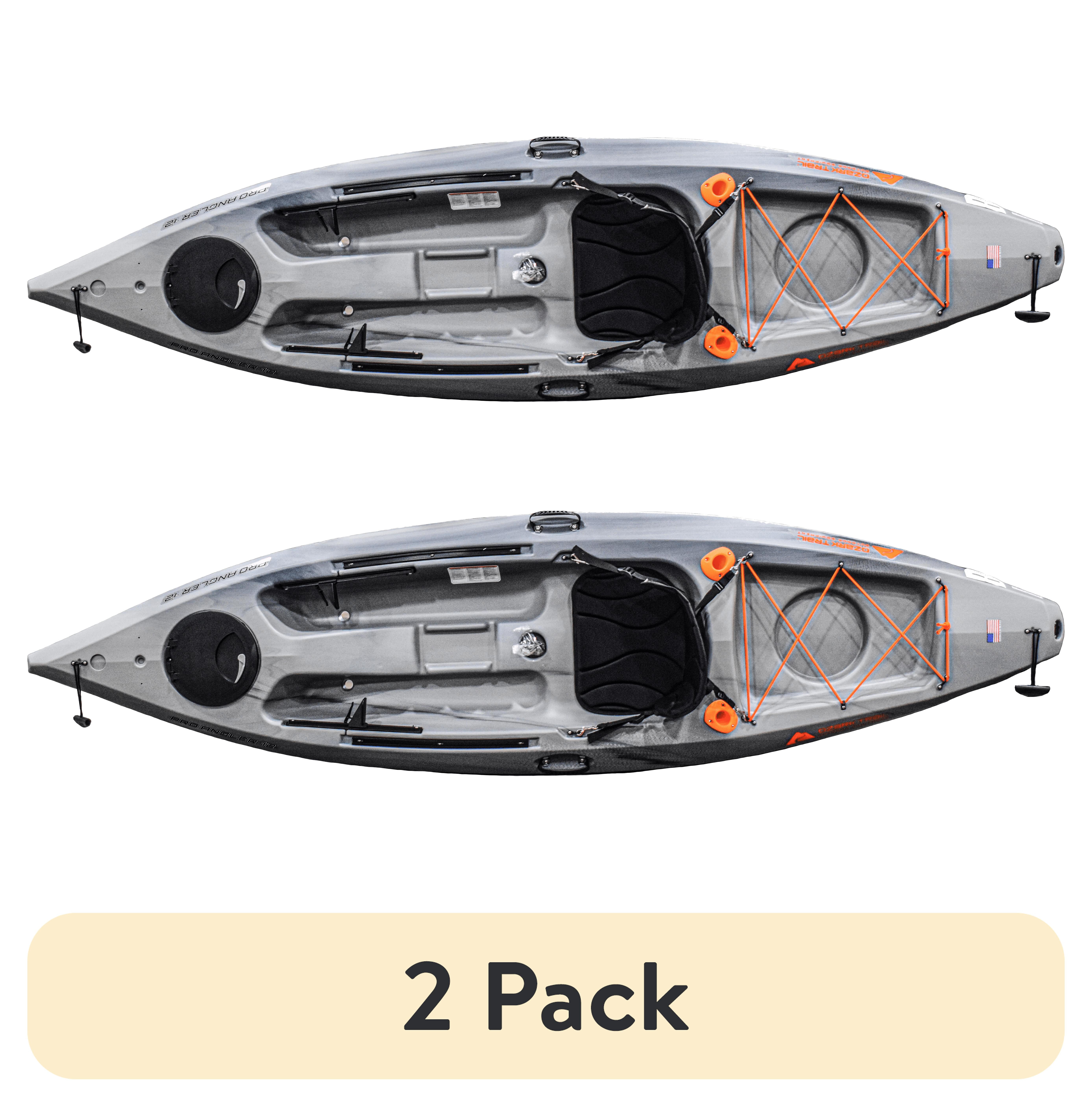 (2 pack) Ozark Trail Angler 10 FT Sit-On One Person Kayak
