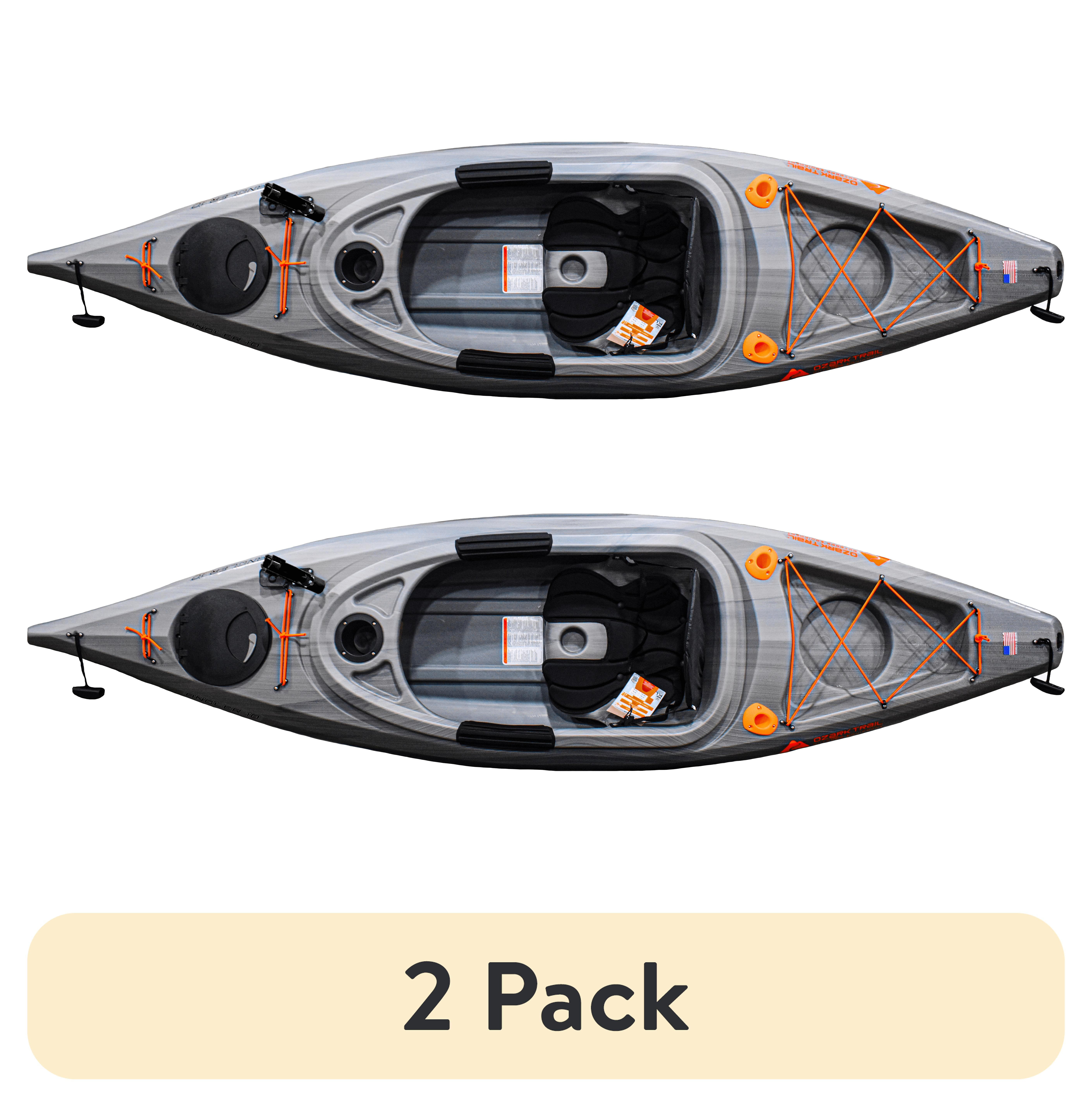 (2 pack) Ozark Trail Angler 10 Sit-In Kayak