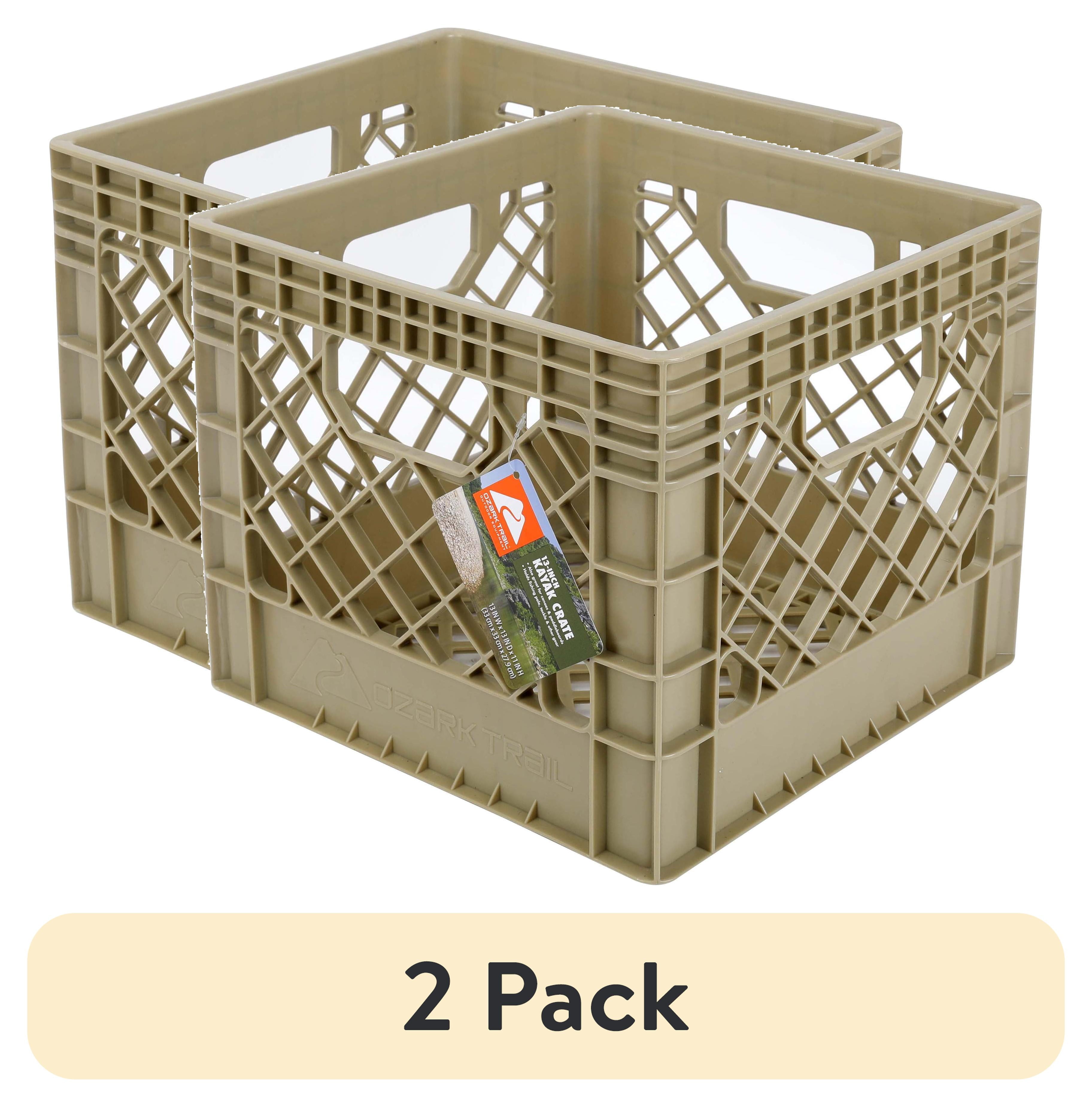 MILK ギンガムカーゴPA Ozark Trail Durable Kayak Crate Extra Storage Organizer 13x13x11