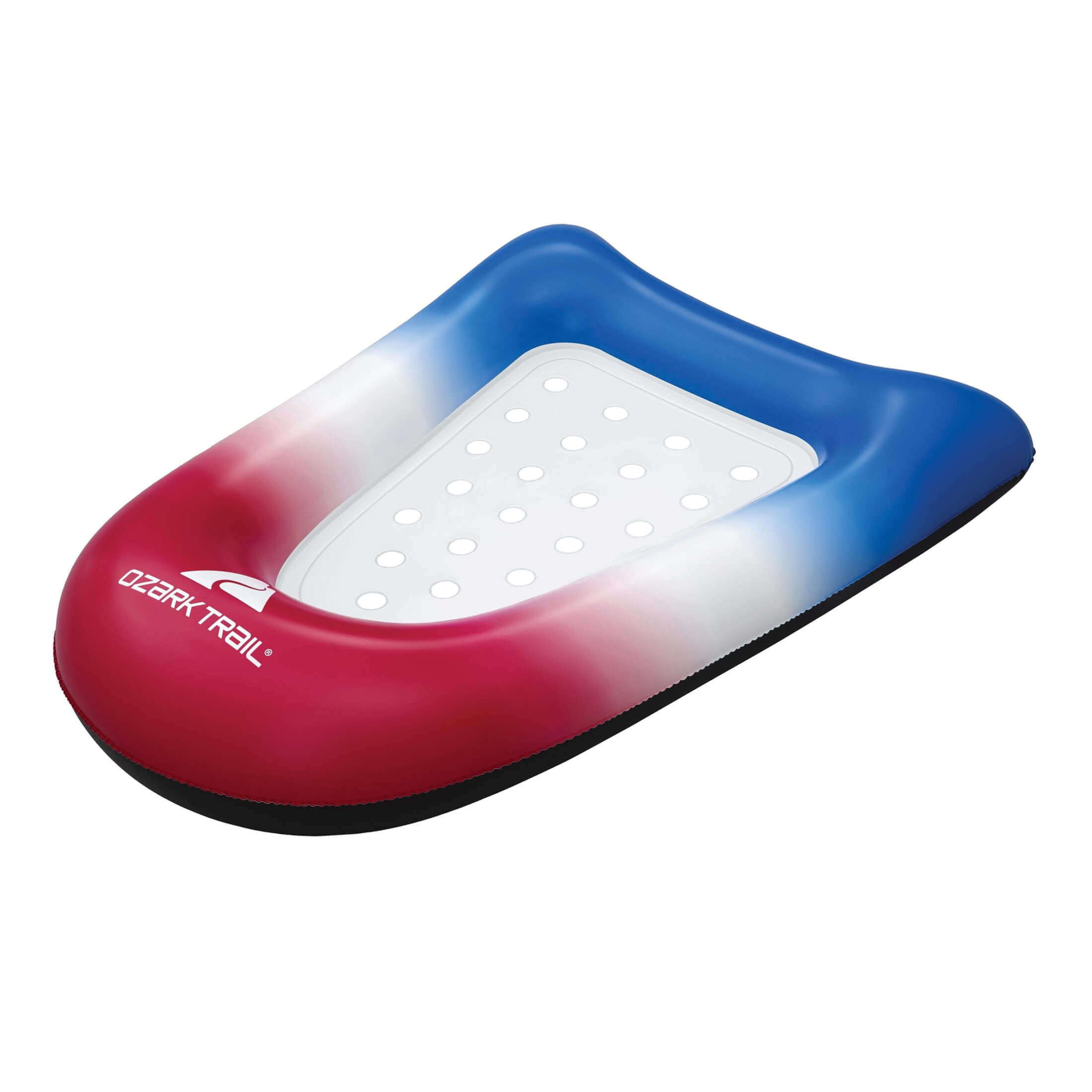 (2 pack) Ozark Trail Easy Float Inflatable Lounge, Patriotic