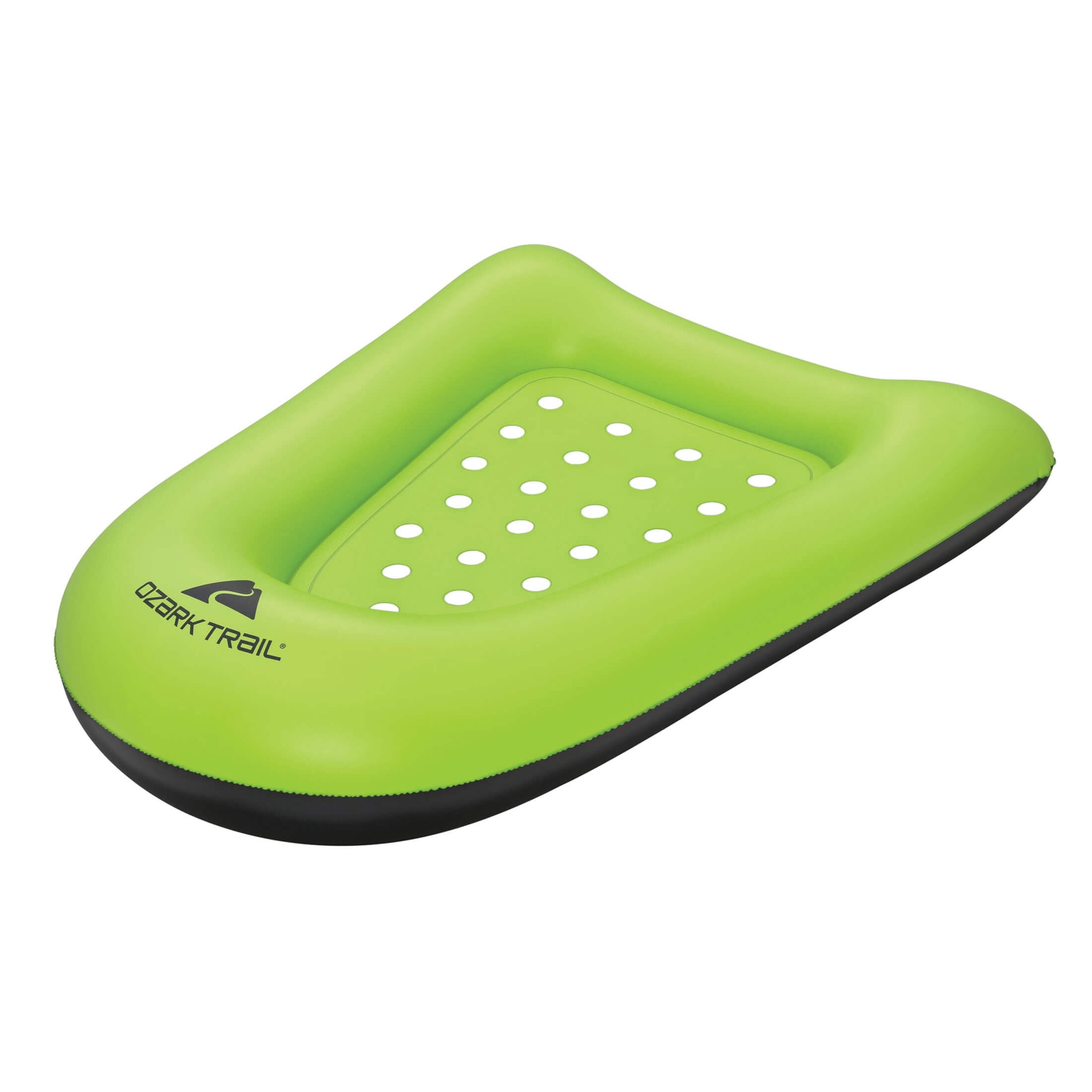 (2 pack) Ozark Trail Easy Float Inflatable Lounge, Green