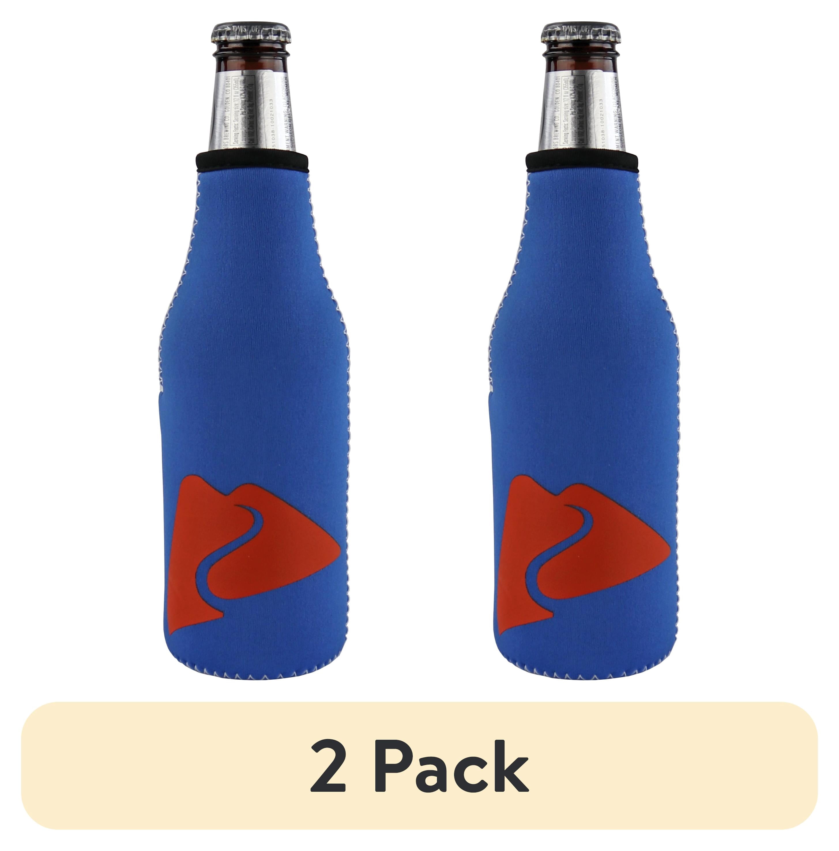 (2 pack) Ozark Trail Insulated Bottle Holder (Fits 12-oz Bottles), Available in Assorted Colors