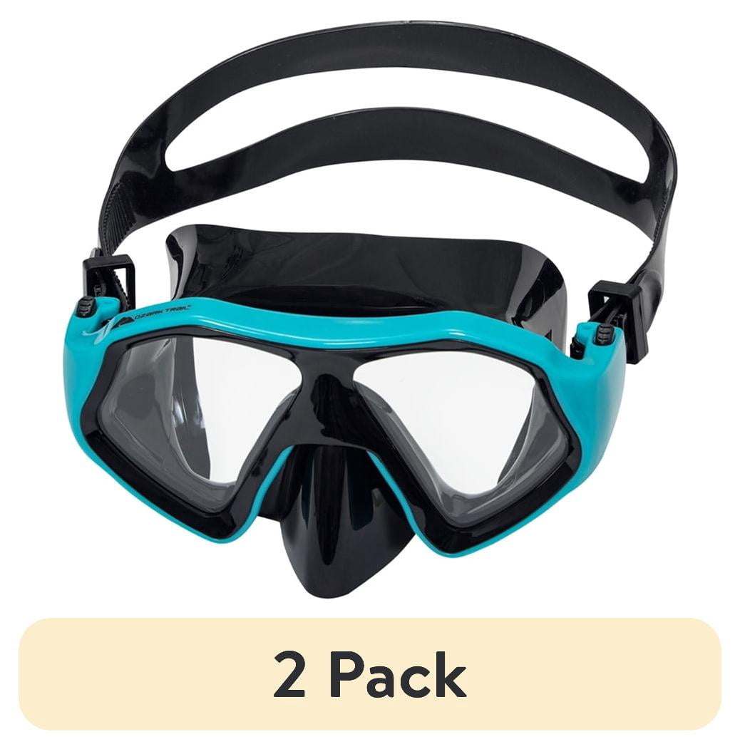 (2 pack) Ozark Trail Jr. Dominator Pro Youth 7+ Snorkel Mask