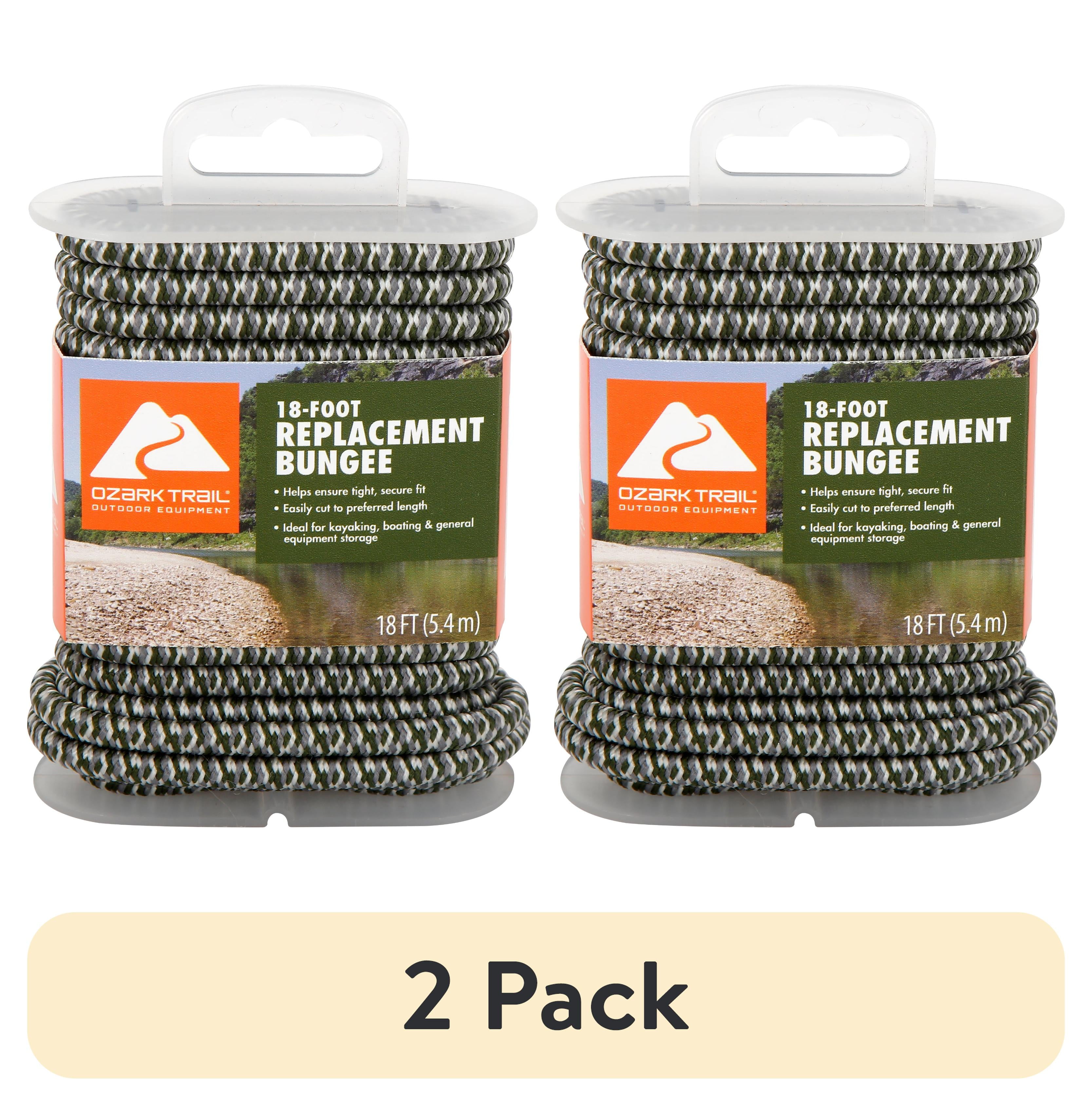 (2 pack) Ozark Trail Kayak Elastic Replacement Bungee, Durable, Camouflage
