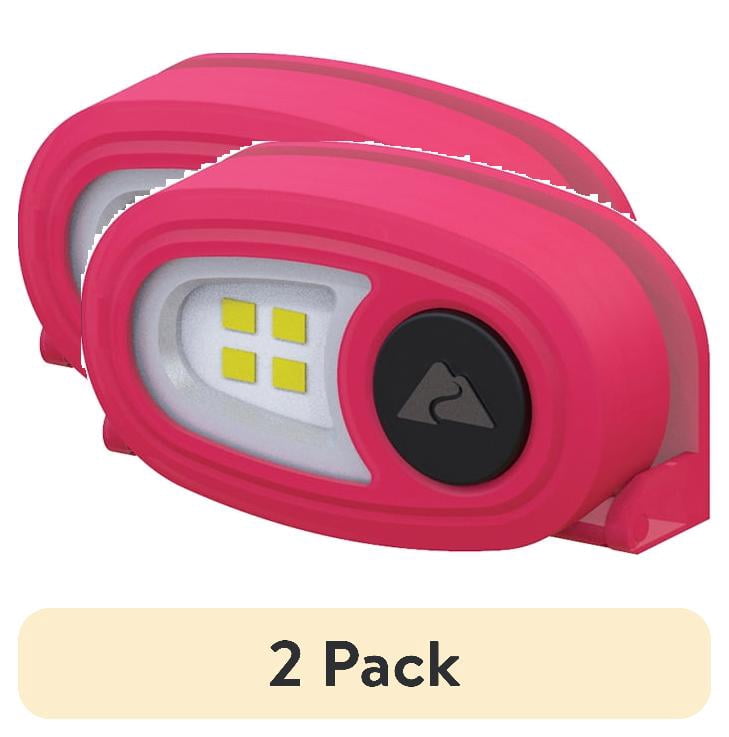2 pack) Ozark Trail LED Mini Headlamp, 2*CR2032 batteries,20