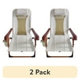 thumbnail image 1 of (2 pack) Ozark Trail Low Profile Reclining Glamping Chair for Adults - Vanilla Dream Fabric, 1 of 10