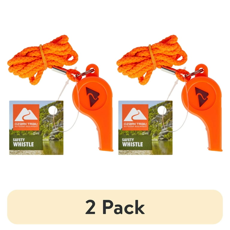 ITW MSM Monkey Emergency Survival Whistle – Fischietto Di Salvataggio Arancione (Confezione Da 2) – Altissimo Volume