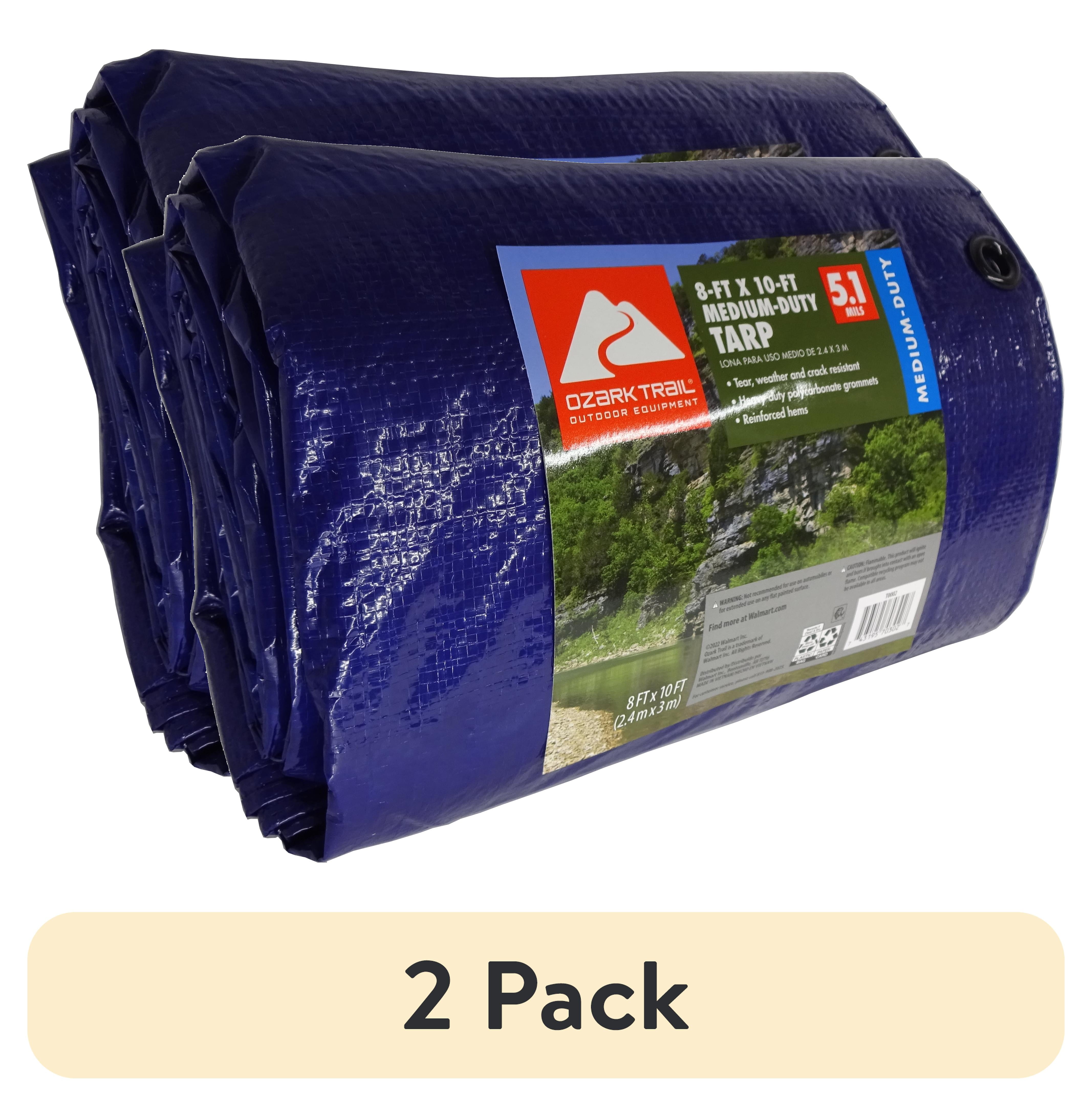 Ozark Trail Medium-Duty Tarp - 8 x 10 - Weather Resistant