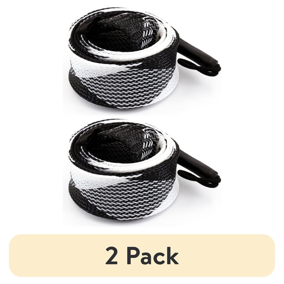 (2 pack) Ozark Trail Spinning Rod Sock, Fishing Rod Sleeve for Up to 6 ft 6 in Rods, Tangle and Scratch Protection for Storage