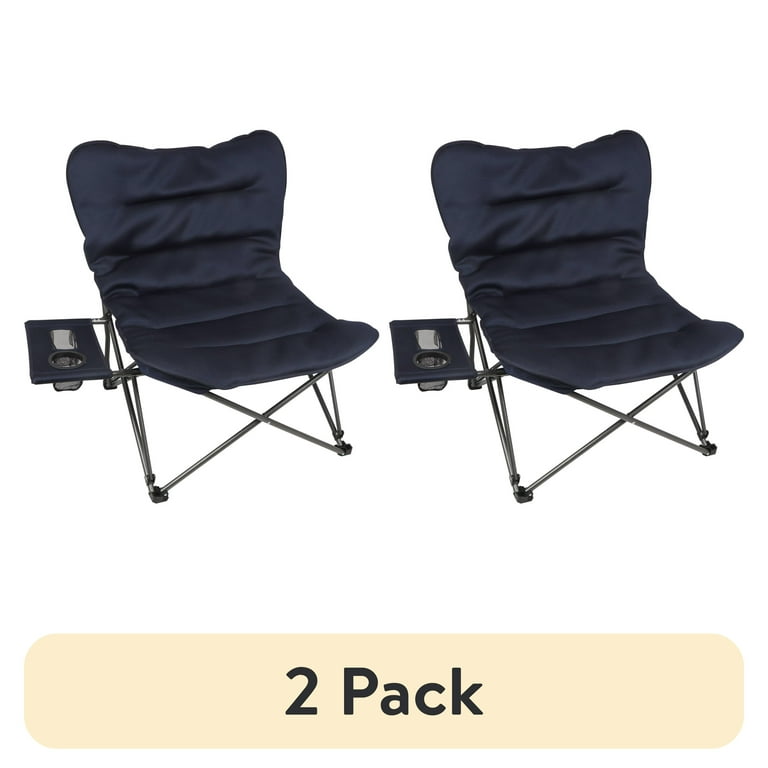 Ozark Trail Oversized Relax Plush Chair Side Table