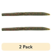 (2 pack) Ozark Trail Sinker Stick 5.5", Watermelon Red, 8 pieces Fishing Soft Baits