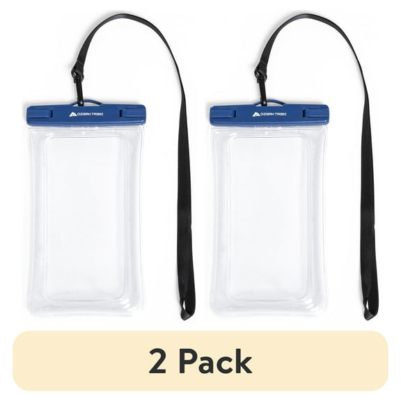 (2 pack) Ozark Trail Splash Guard Waterproof Smartphone Case