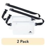 (2 pack) Ozark Trail Splash-Resistant On Waist Pouch with Adjustable Strap