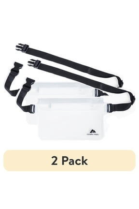 (2 pack) Ozark Trail Splash-Resistant On Waist Pouch with Adjustable Strap