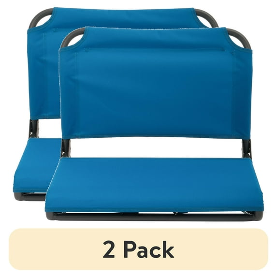 (2 pack) Ozark Trail Stadium Seat Blue