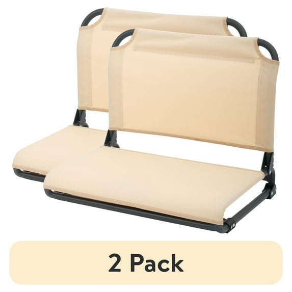 (2 pack) Ozark Trail Stadium Seat Gold