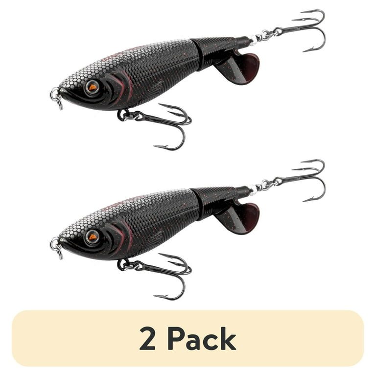black americana fishing lure (2 pack) Ozark Trail Topwater Prop Bait Fishing Lure, Black