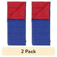thumbnail image 1 of (2 pack) Ozark Trail Youth warm weather rectangle sleeping bag - Blue & Red (youth size 64" x 28"), 1 of 16