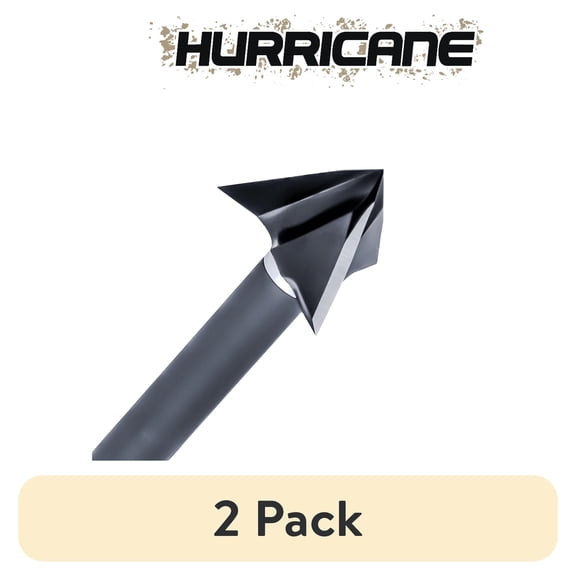 (2 pack) Ozcut Broadheads Hurricane 100gr 125gr 150gr Stainless Steel Fixed Single Bevel Broadhead 3 pack