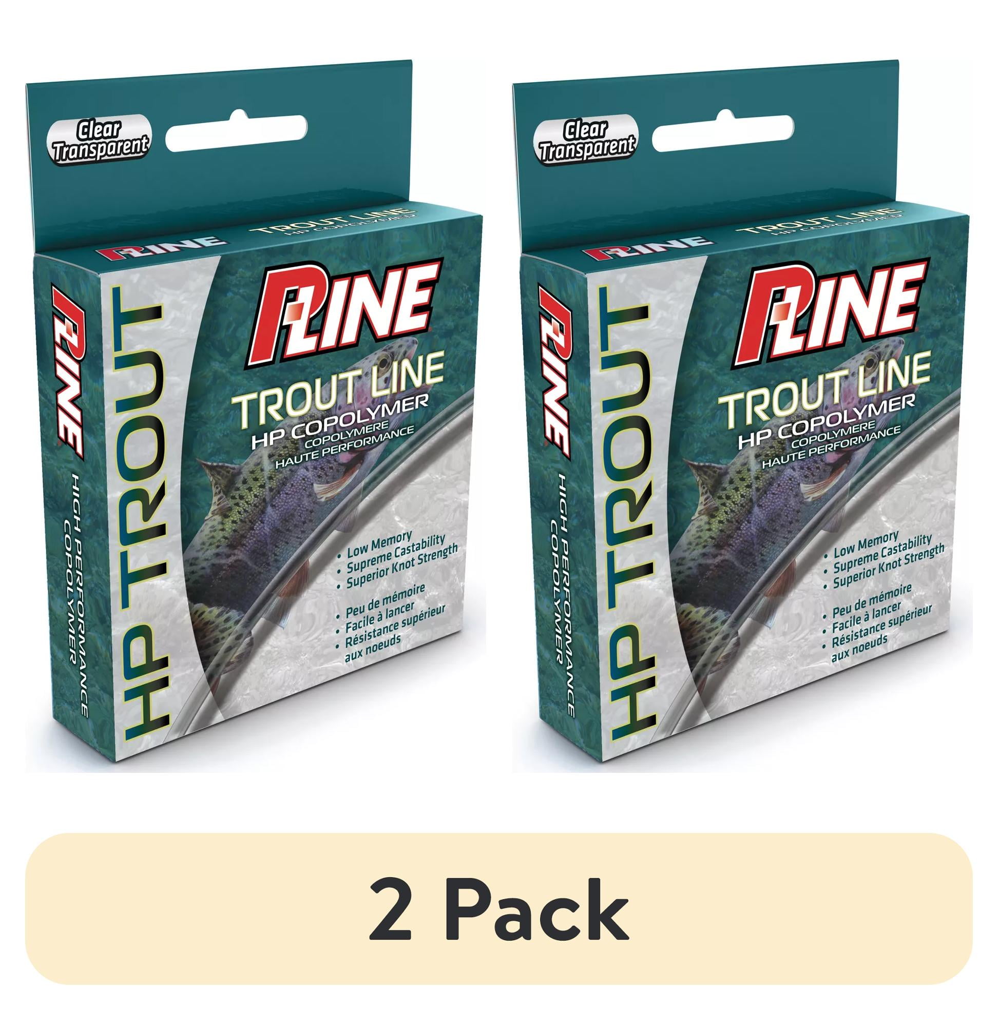 (2 pack) P-Line Trout Line 150 yd Clear 6 lb